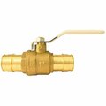 House 1 in. Expansion Pex Ball Valve, Brass HO418936